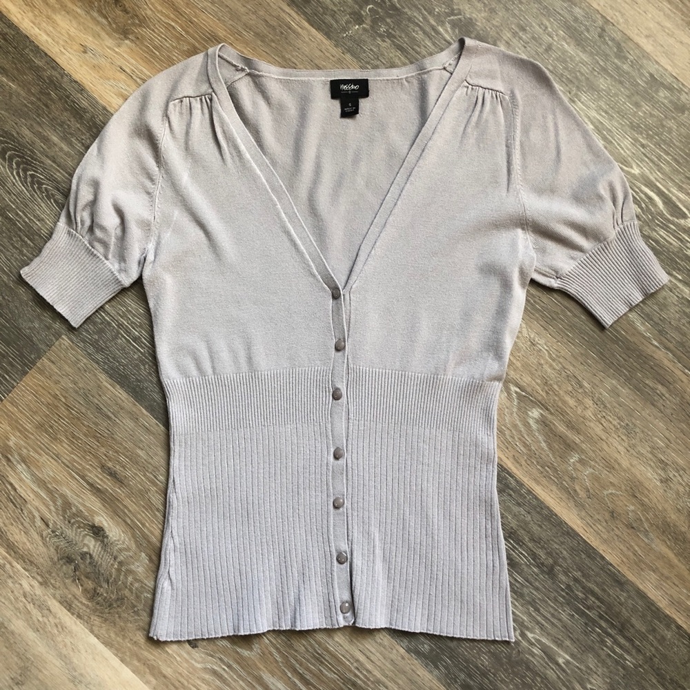 Mossimo Fitted Short Sleeve Sweater